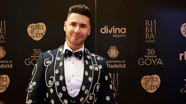 Roberto Martín el día de la gala de entrega de los Premios Goya en Valladolid