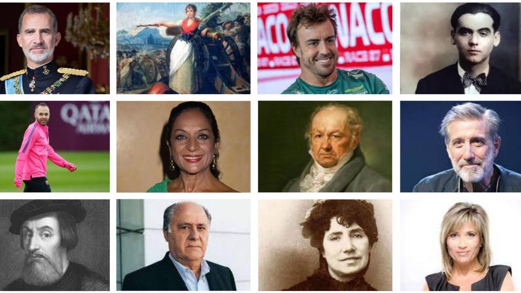 Los mejores españoles de la historia