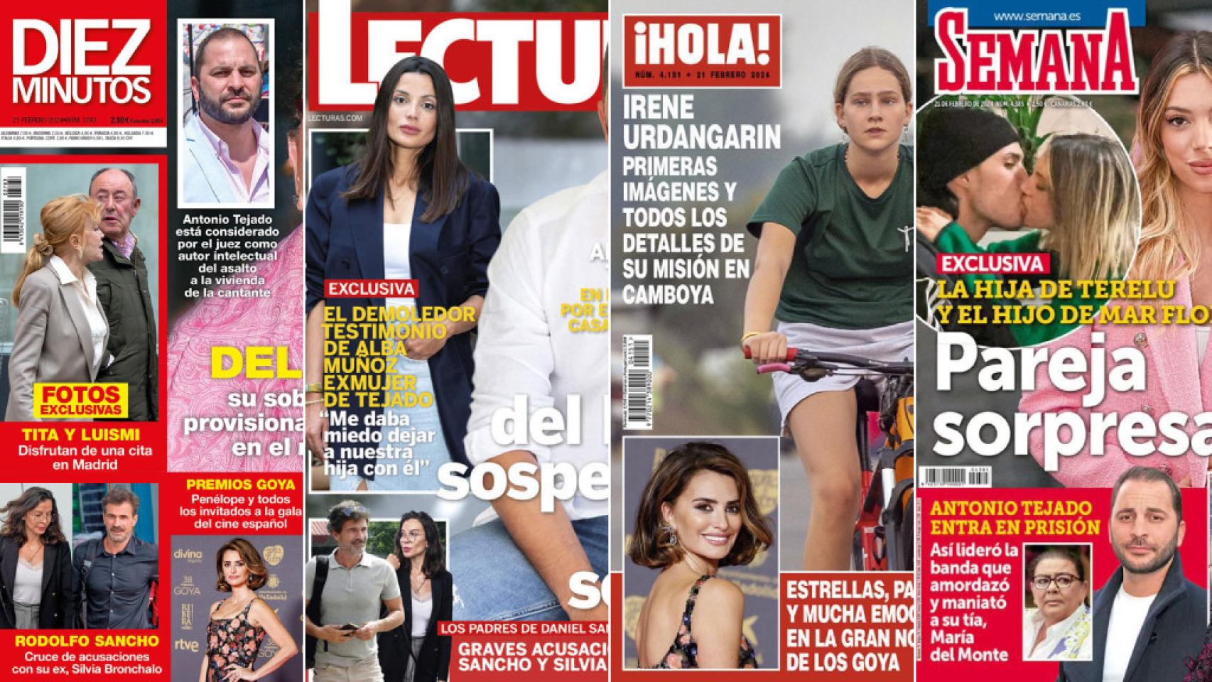 Portadas de revistas.