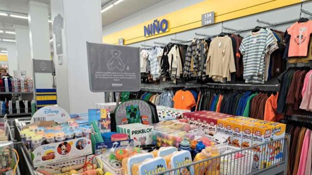 Interior de una tienda Zeeman.