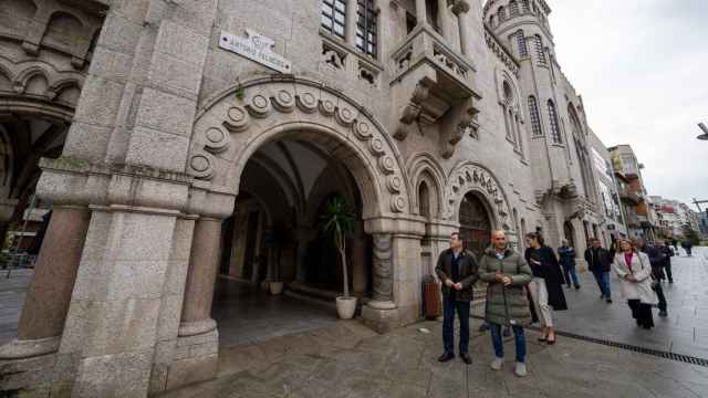 Visita del conselleiro de Cultura, Román Rodríguez, a la presentación del Año Palacios.