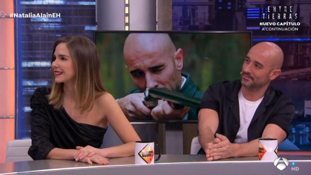 Alain Hernández y Natalia Sánchez en 'El Hormiguero'.