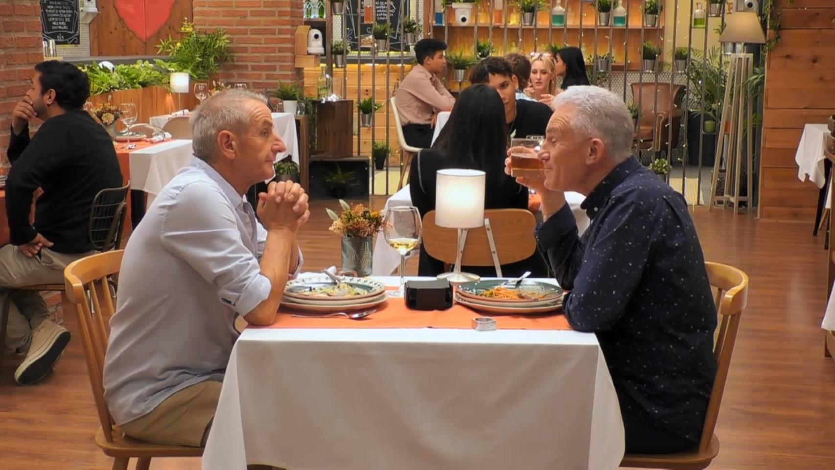 Javier y Francisco en ‘First Dates’.