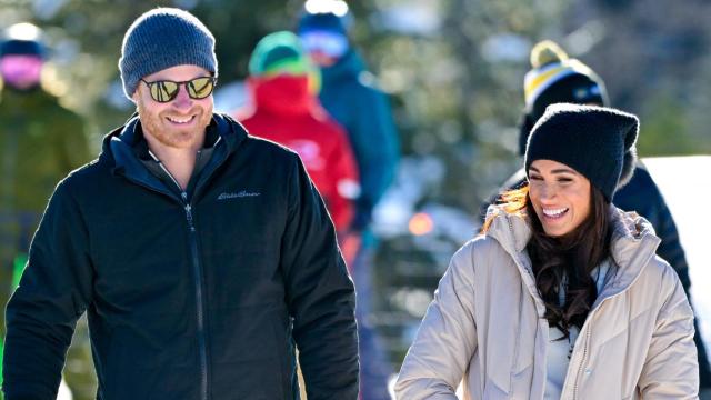 El príncipe Harry y Meghan Markle, en un acto público en Canadá.