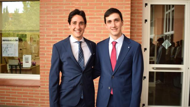 Eloy y Gabriel Portero, de izquierda a derecha.