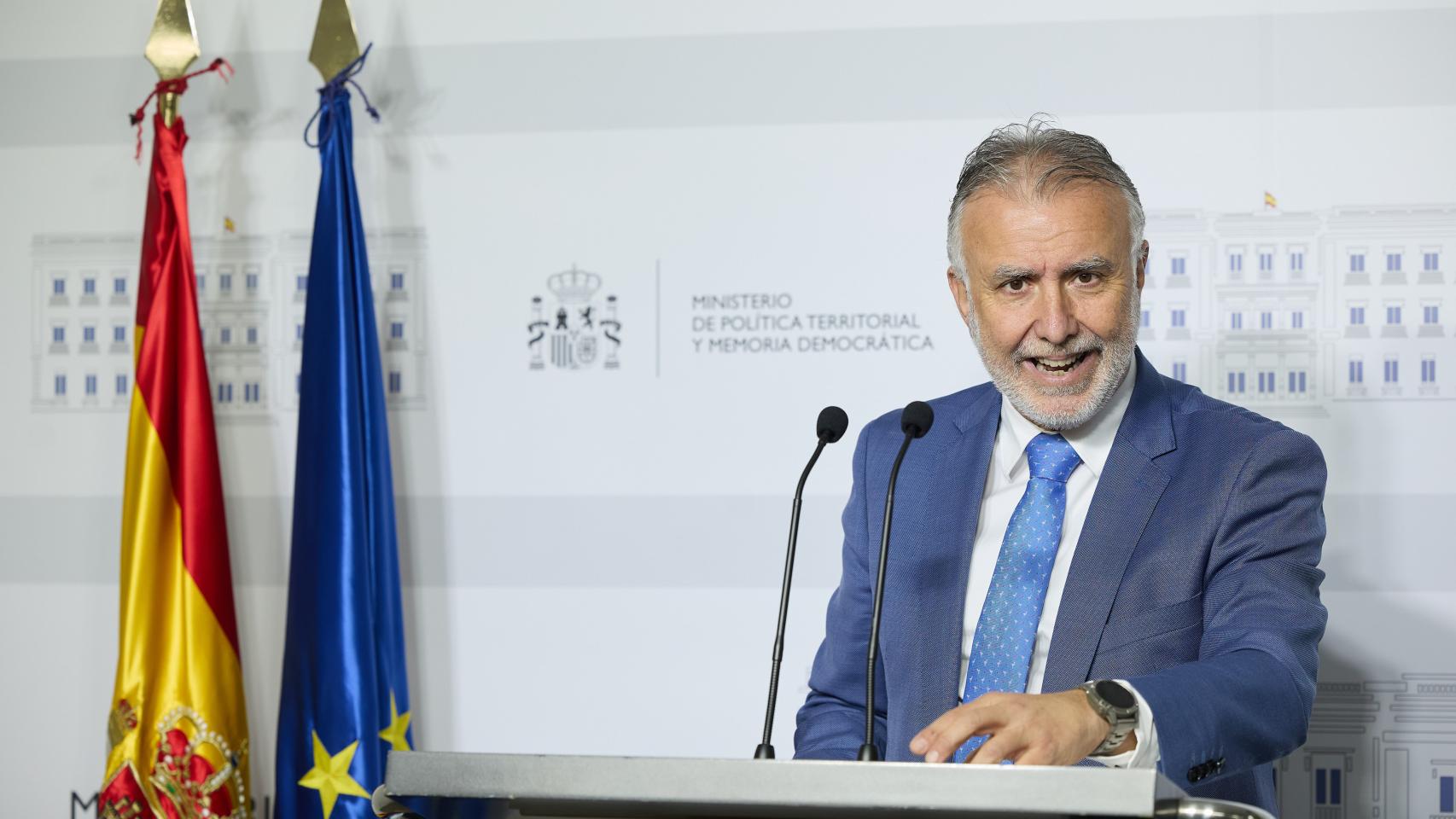 Ángel Víctor Torres, ministro de Ordenación Territorial y Memoria Democrática.