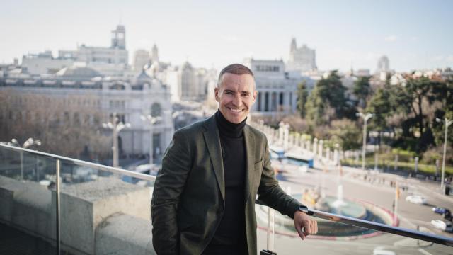 José Manuel García, CEO de Azotea Grupo, en la nueva terraza de Cibeles.