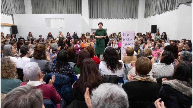 Ana Pontón este jueves en Santiago