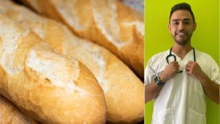 Pan del supermercado y el doctor Roberto Méndez.