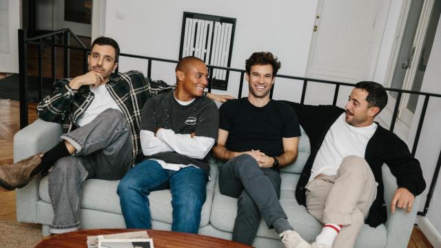 Equipo fundador de Modulor Ventures (de izquierda a derecha): De izquierda a derecha: André Mendes, Danny Saltern, Jorge Lana y Salvador Serrano.