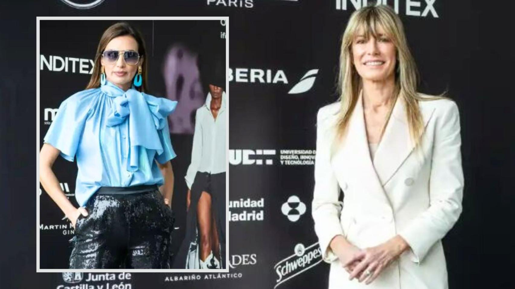 Begoña Gómez y Nieves Álvarez, en un montaje de Magas.