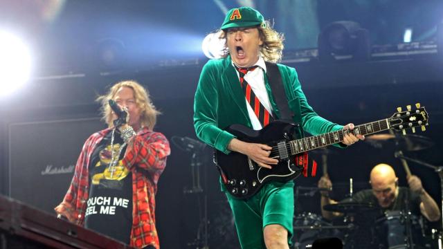 Imagen de un concierto de AC/DC.