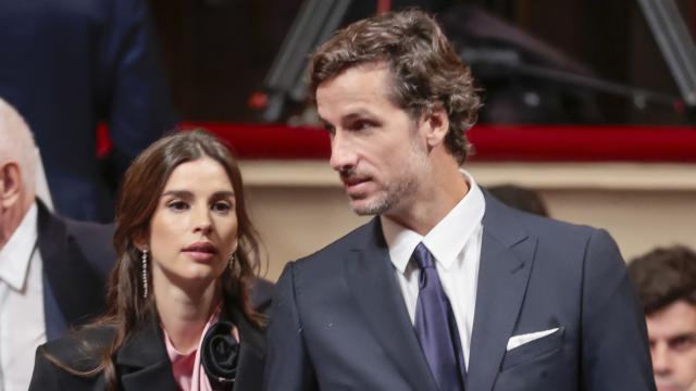 Feliciano López y Sandra Gago en la celebración de los premios Princesa de Asturias.