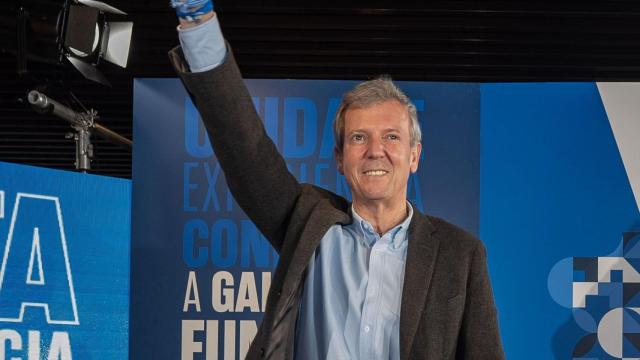 El candidato del PP a la Presidencia de la Xunta de Galicia, Alfonso Rueda.