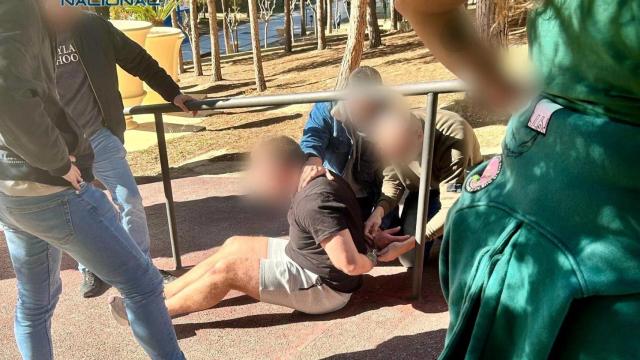 La detención del fugitivo en Benidorm.