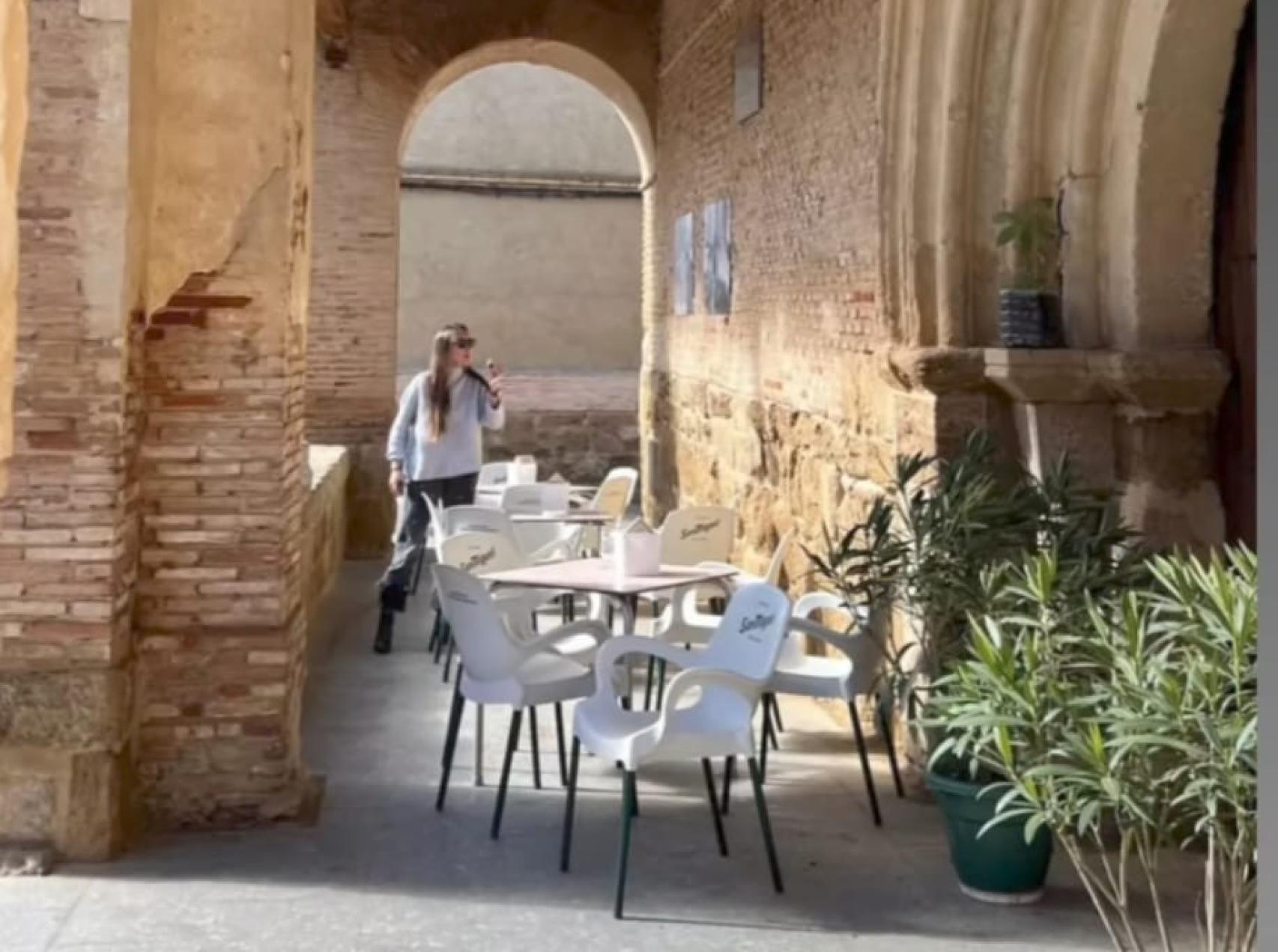 Lucía Pombo de visita en Castroverde de Campo