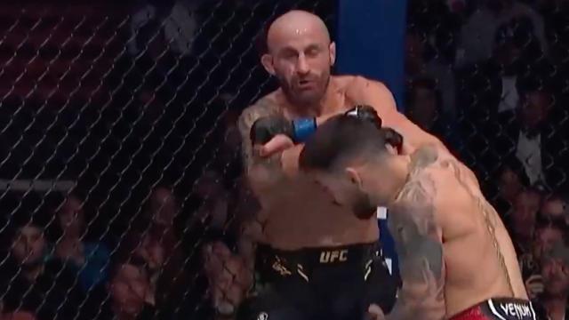 Así fue el brutal KO de Topuria a Volkanovski