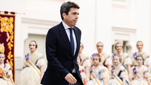 Carlos Mazón, este domingo en Madrid. EP