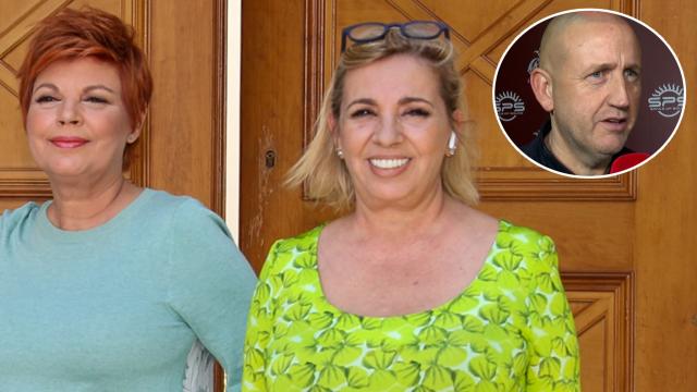 Gustavo, chófer de Teresa Campos, en un montaje de EL ESPAÑOL junto a Terelu y Alejandra Rubio.
