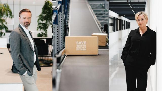 De izquierda a derecha, Andreas Wilfinger y Ulla Wannemacher, fundadores de RINGANA.