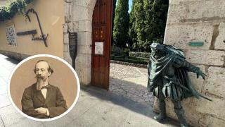 La Casa Zorrilla de Valladolid y una fotografía del poeta, en un montaje de EL ESPAÑOL.