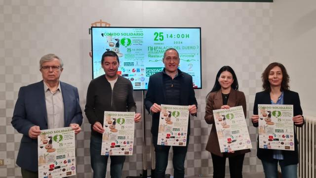 Presentación de la quinta edición del Cocido Solidario de Corriendo con el corazón por Hugo
