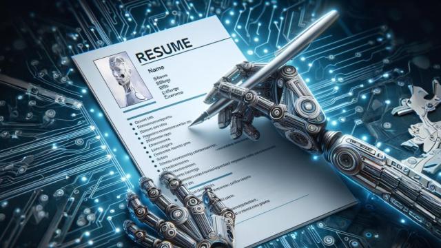 CV escrito por un robot