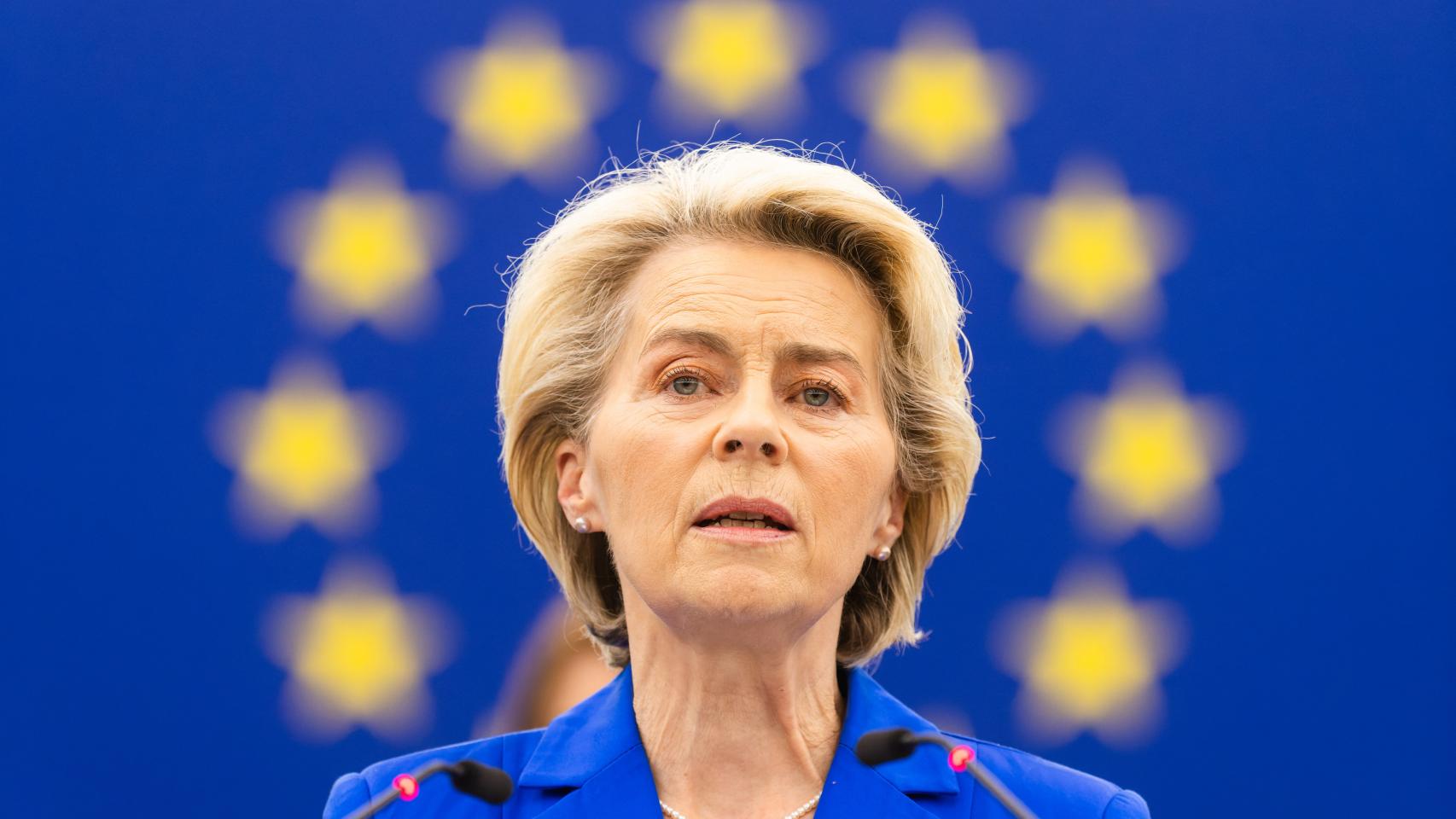 La presidenta de la Comisión, Ursula von der Leyen.