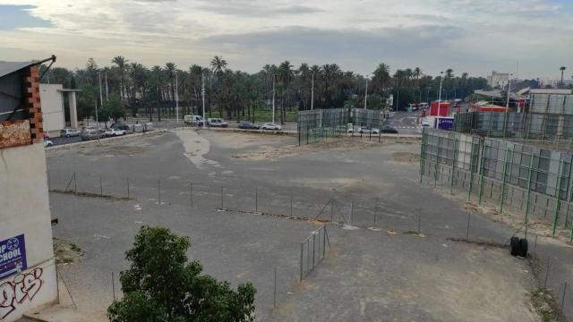 Parcela donde se construirá el Palacio de Congresos.