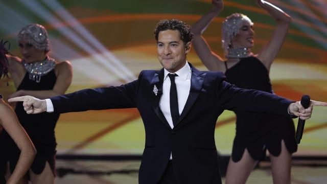 El cantante David Bisbal durante su actuación en la ceremonia de los Premios Goya 2024.