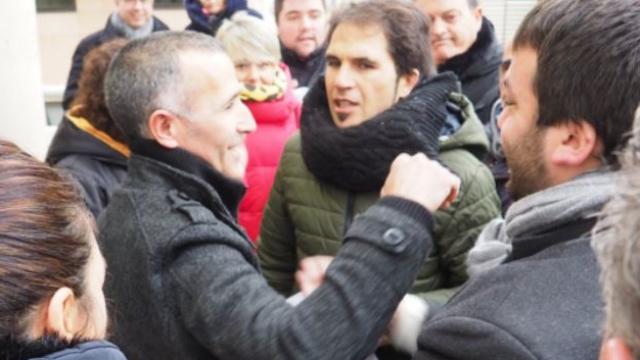 Miquel Serra, tras su primera declaración judicial por la celebración del referéndum del 1-O en Alcarràs./