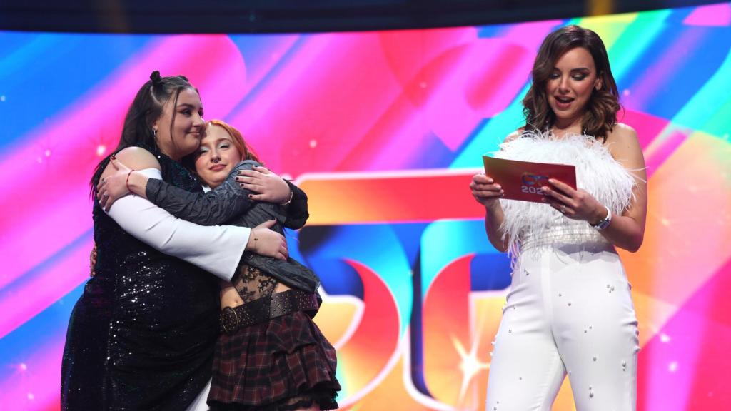 Chenoa junto a Bea y Ruslana en 'OT 2023'.