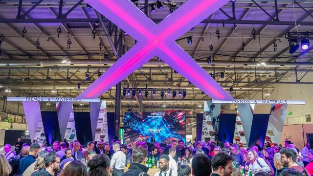 Vista de una de las salas de la feria Micam de Milán este año.