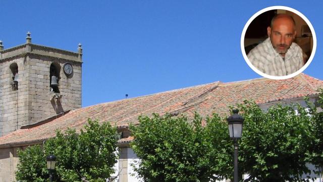 Iglesia de Fuentes de Béjar, donde Don Alfonso ejerció de párroco