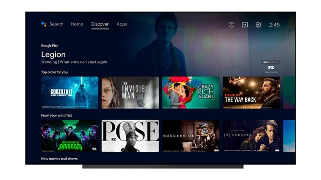 Android TV se actualiza con una nueva fila de botones