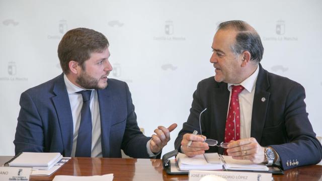 Nacho Hernando y José Julián Gregorio, este miércoles en una reunión de trabajo