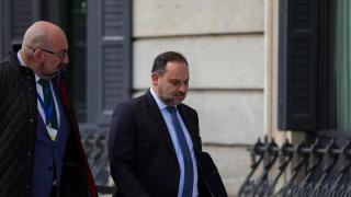 Koldo Garcia with former Minister Jose Luis Abalos in an archive photo.