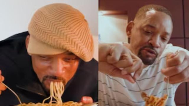 El vídeo original del actor y el creado por la IA