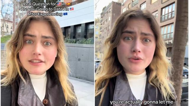 Tiktoker sobre la forma de ligar en España.