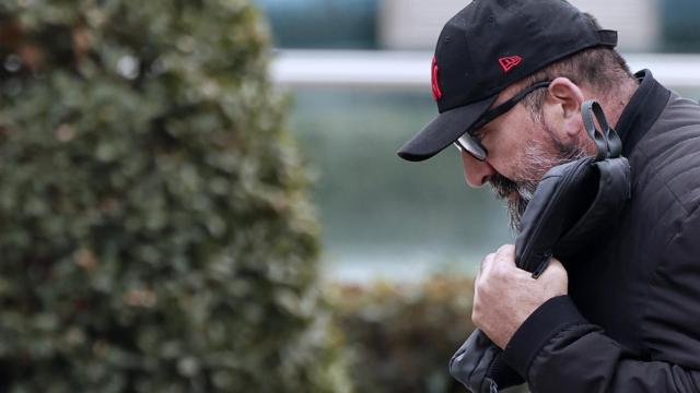 Koldo García Izaguirre a la salida de la Audiencia Nacional este jueves.