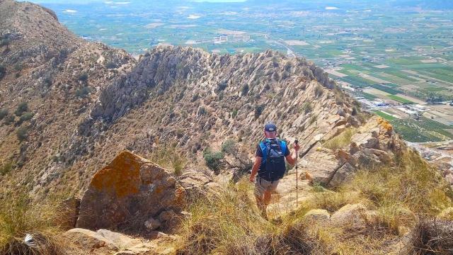 Uno de los puntos más altos de la Sierra de Callosa.