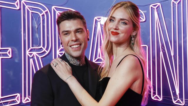Chiara Ferragni y Fedez, en la presentación de 'The Ferragnez'.