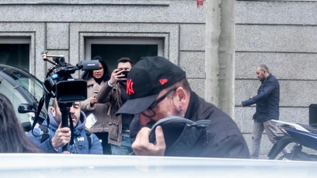 Koldo García, a su salida de la Audiencia Nacional.