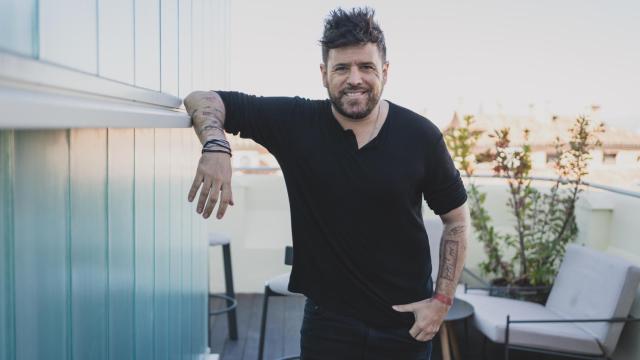 Pablo López antes de la entrevista con El Español.