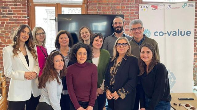 Los socios de Co-Value en la reunión en Bruselas sobre este proyecto que cuenta con la Universidad de Alicante.