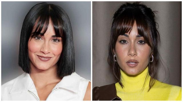 Aitana, antes (izquierda) y después (derecha), en un fotomontaje de El Español.