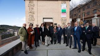 Inauguración del 'Espacio Rafael Canogar'.