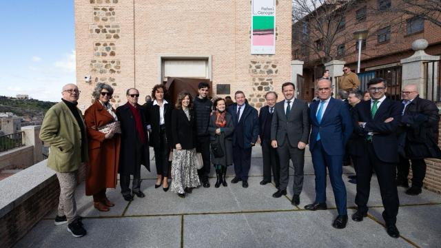 Inauguración del 'Espacio Rafael Canogar'.