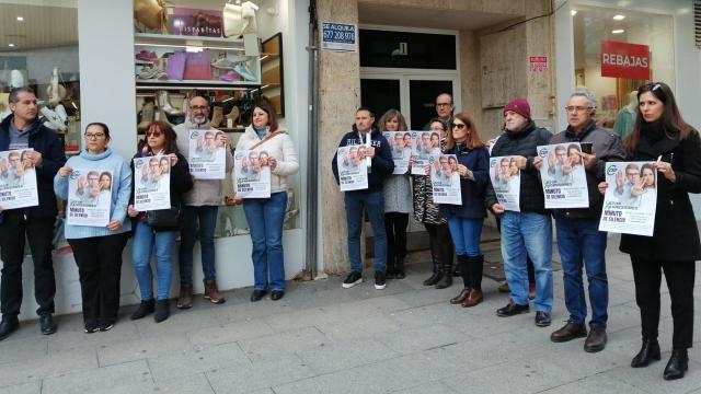 Concentración de CSIF por la agresión a una médica en Ciudad Real. Foto: CSIF.
