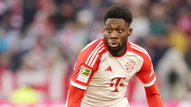 Alphonso Davies, con el Bayern Múnich